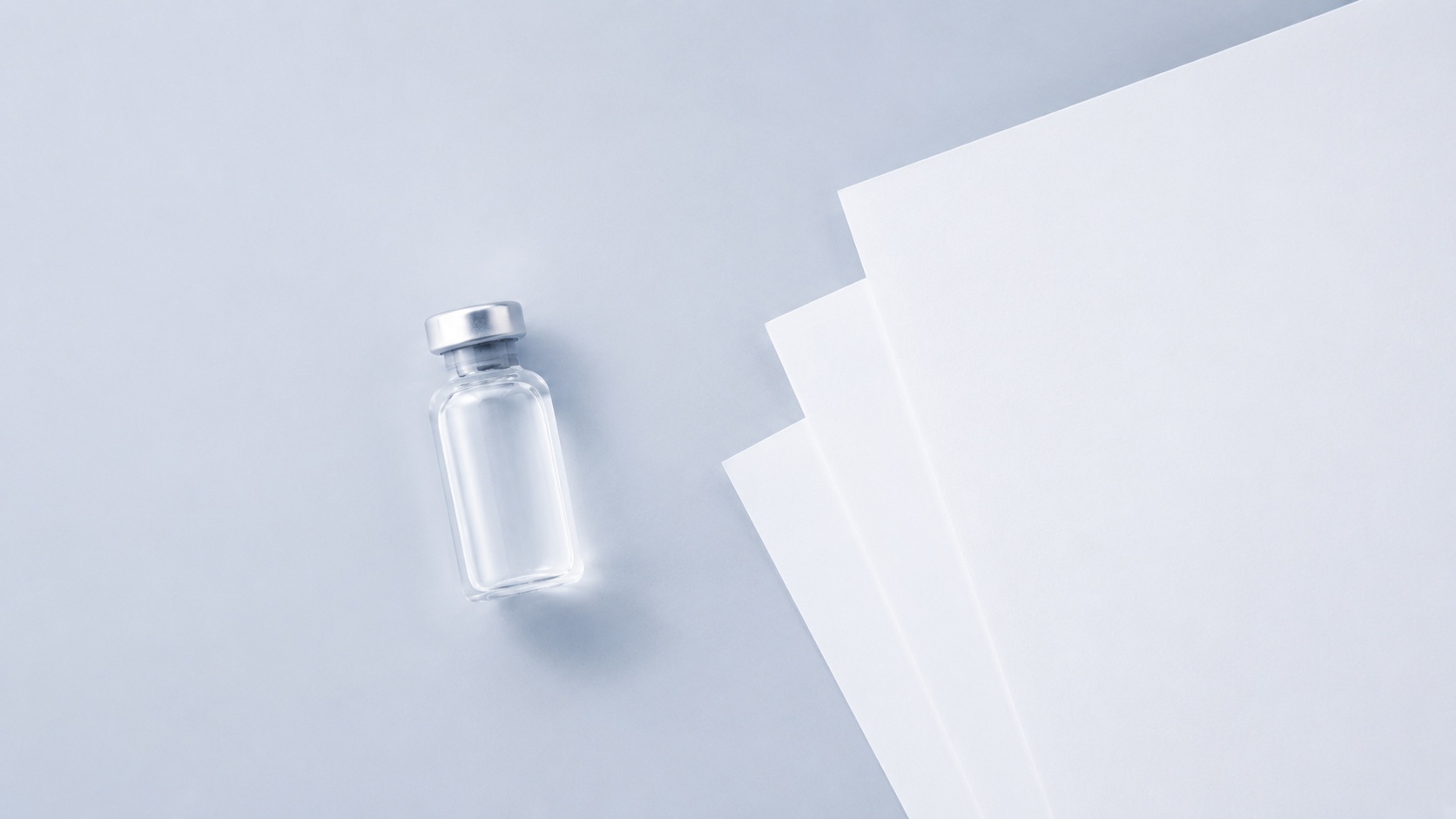 Vial and documents