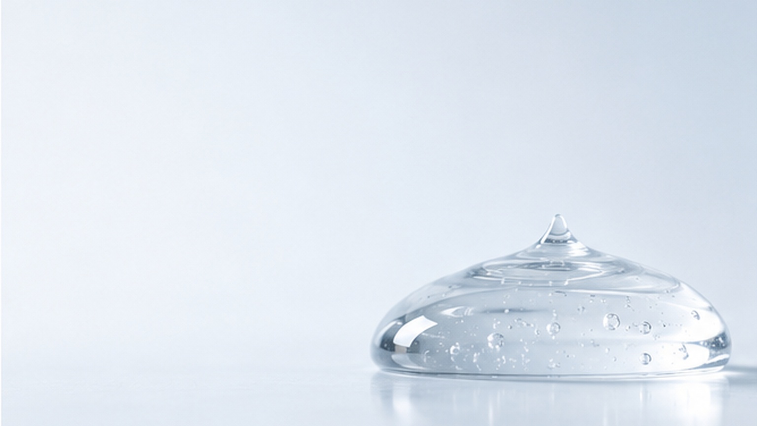 Medical-grade silicone gel macro